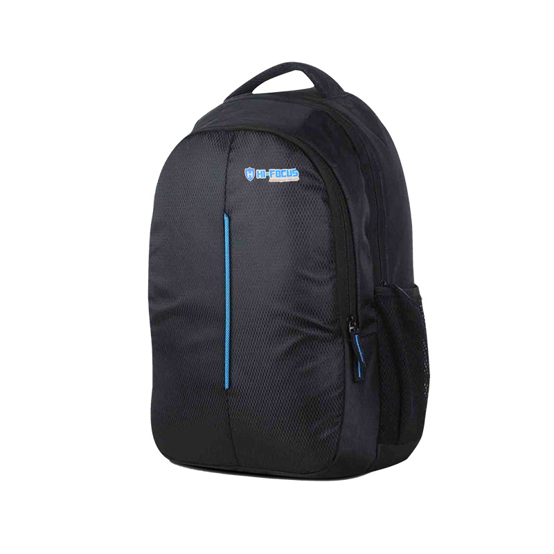 Picture of Hi-Focus Laptop Backpack Most Popular College/Office  (Black, Blue)
